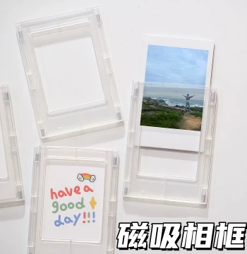 Instax Photo Frame Refrigerator Magnet Creative Internet Celebrity Ins Style 3-inch Photo Holder Magnetic Frame