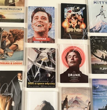 Movie Poster Fridge Magnets, Decorative Merchandise, Creative Original Homemade Acrylic Gift Magnetic Cards