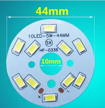 5730-2B5C-10LED-5W 40MM 44MM35MM 50MM Crystal Lamp Ceiling Lamp Aluminum Substrate