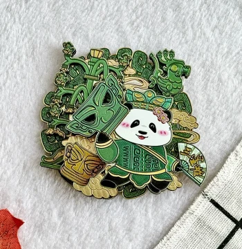 Cute Sanxingdui Panda Huahua Refrigerator Magnet Decorative Sticker Chengdu Base Souvenir Cultural Creative Small Gift
