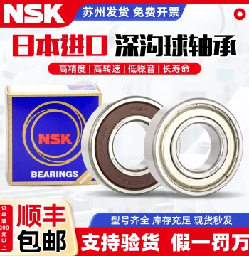 Japanese Imported NSK 6200 6201 6202 6203 6204 6205 6206Z DU RS High-Speed Bearings