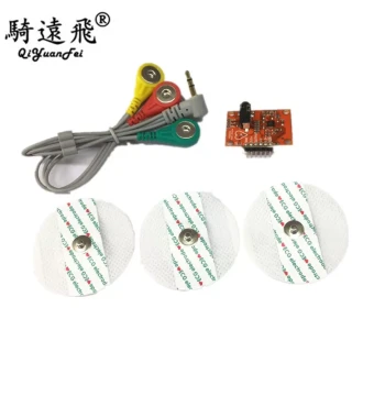 AD8232 Module ECG Measurement Pulse Heart Rate Monitor ECG Sensor Module with Electrode Wires
