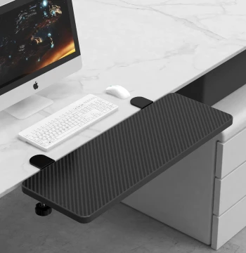 Desktop Extension Board No-Drill Extension Desk Gadget Computer Table Foldable Lengthened Widened Surface Book Table