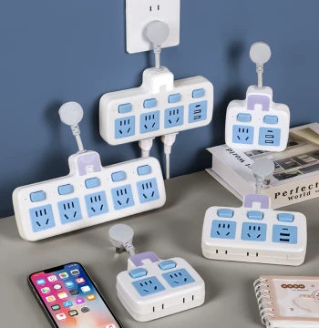 Power Strip Extension Board Multi-Port Wireless