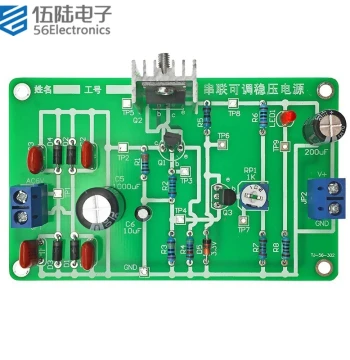 D880 Transistor Series Adjustable Voltage Regulated Power Supply 3-10V DC Electronics Making DIY Kit TJ-56-302
