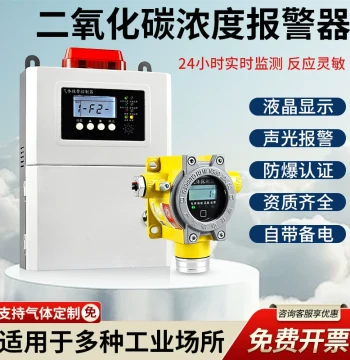 Carbon Dioxide Gas Leak Alarm Industrial Toxic Harmful Gas Sensor CO2 Concentration Detection Probe
