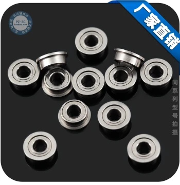Motor Bearing Miniature Ball Flanged Bushing MF63ZZ Size 3*6*2.5 with Flange