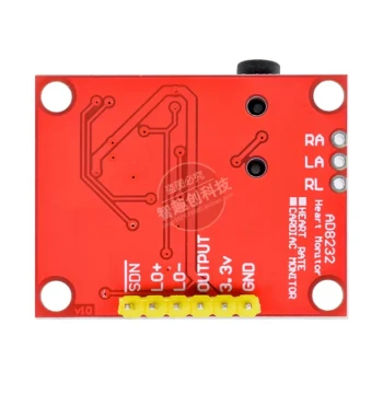AD8232 ECG Monitoring Pulse Heart Physiological Measurement Sensor Module, Pulse Heart Rate Monitor