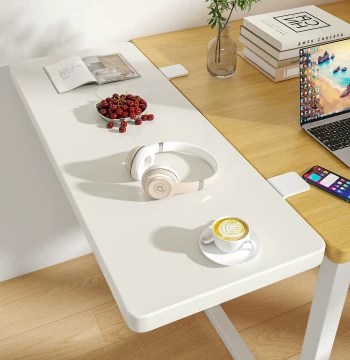 Foldable Desktop Extension Board, Hole-Free Office Desk Expander, Study Desk Lengthening Plate