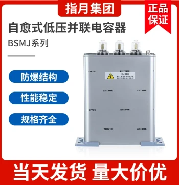 Zhiyue Reactive Power Compensation Self-Healing Capacitor BSMJ0.4 0.45-15-3 Low Voltage Parallel Power Compensator