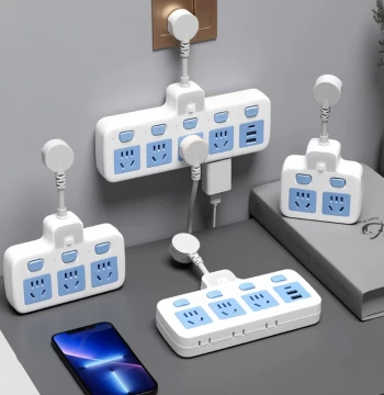 Power Strip Extension Cord Multi-Port Wireless Socket Converter