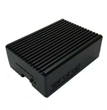 Raspberry Pi 5 Case Aluminum Alloy with Heat Sink and PWM Fan