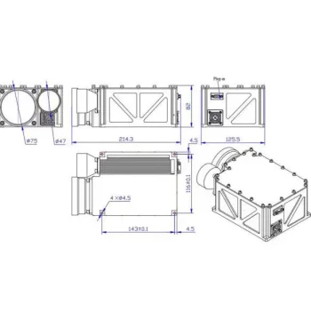 570nm Laser Rangefinder Module: 2km Outdoor / 4km Indoor Range