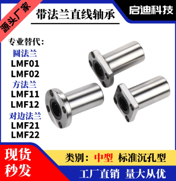 Medium Flange Linear Bearing LMF01/02/11/12/21/22-d6/d8d10d12d16d20d25d30