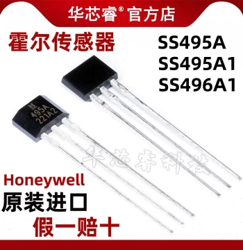 Honeywell SS495A SS495A1 SS496A1 Solid-State Hall Effect Sensors, Linear Type for Magnetic Field Detection