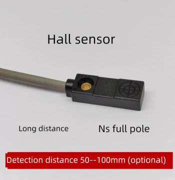 Mini Square Ultra-Long Distance Hall Sensor, Omnipolar Magnetic Field Proximity Switch, Adjustable Sensing Limit Distance