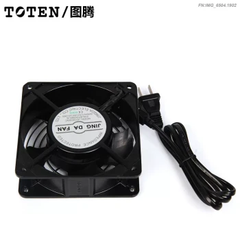 TOTEN Cabinet Wall-Mount Small Fan Module, 1-Slot Fan Unit, Cabinet Accessory for W Series Wall-Mount Cabinets, Includes Power Cord and Wire Mesh (Single Unit)