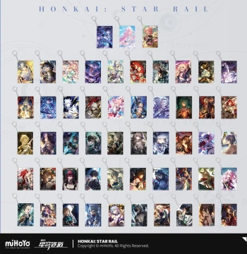 [miHoYo/Honkai: Star Rail] Light Cone Series Acrylic Keychain (Versions 1.0-3.8)