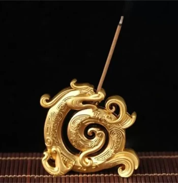 Mini Incense Holder Home Aromatherapy Burner Alloy Small Stick Incense Burner Zen Vintage Sandalwood Burner Vertical Agarwood Burner