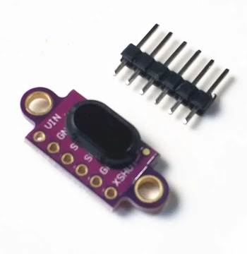 VL53L0X V2 Laser Distance Sensor Module, ToF Time-of-Flight Ranging with Optical Cover Plate