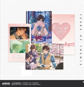 [miHoYo/Tears of Themis] Love Unnamed Series Zuo Ran Birthday Wish Commemorative Card Set