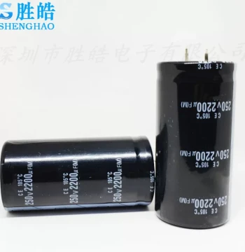 250V 2200uF 200V Brand New High Voltage Quality Pin-Type Aluminum Electrolytic Capacitor 35*50 35*60 30X70