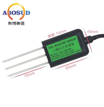Soil Temperature and Humidity Sensor 485 High Precision Agricultural Greenhouse Soil Moisture Transmitter 4-20mA Conductivity