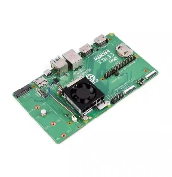 Waveshare Raspberry Pi CM5 Dedicated Cooling Fan 5V 3007 Low Noise Adjustable Speed Cooling Fan with Thermal Pad