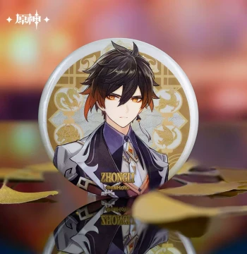[Genshin Impact Official] Liyue Harbor Theme Series Character Badges with New Craftsmanship: Cyno, Zhongli, Xiao Genshin