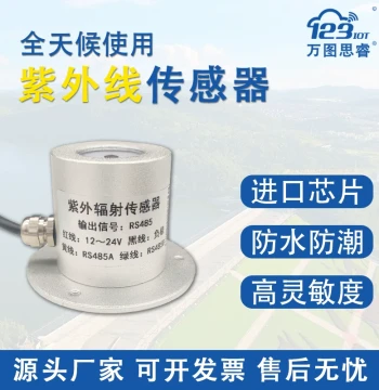 UV Radiation Sensor Transmitter 485 Sunlight Intensity UV Index Detector SG04 by Yourui