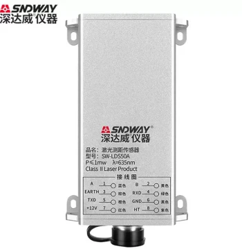 SNDWAY Laser Rangefinder Module High-Precision Industrial Sensor Programming Networking Sw-LDS50A