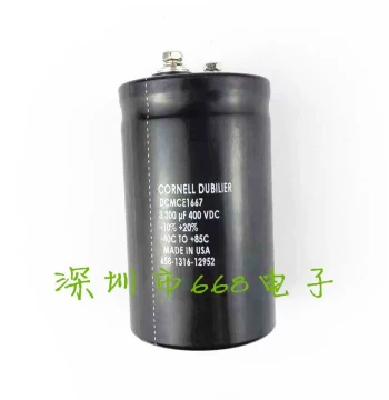 New DCMCE1667 400v3300uf 3300uf450vdc USA Big D Inverter Electrolytic Capacitor