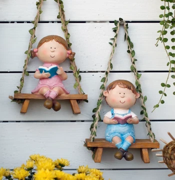 Garden Decorative Hangings for Courtyards, Homestays, and Balconies - Creative Wall Ornaments and Ceiling Suspensions