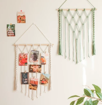 Card Wall Decor Photo Wall Hanging Tapestry Postcard Storage Kindergarten Classroom Decoration Creative Wall Ornament