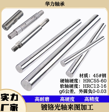 Linear Shaft Guide Pillar Diameter 12 16 20 25, Linear Bearing Guide Rod for Pneumatic Lift Tables, Threaded Machining