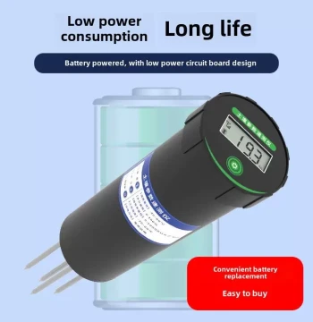 Soil Nitrogen, Phosphorus, Potassium Speed Tester Fertility Temperature Humidity Soil pH EC Value Moisture Nutrient Sensor Detector