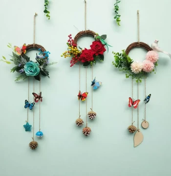 Wreath Decoration Wall Hanging Living Room Room Wall Decor Indoor Ornament Creative Home Decor