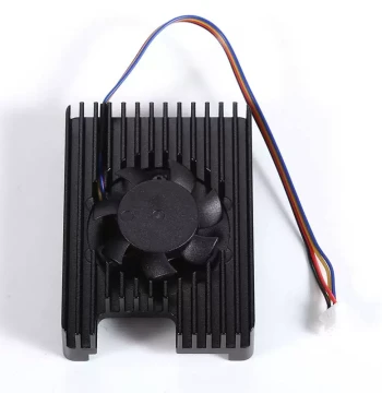 Heatsink with Fan for Raspberry Pi CM5, Aluminum Alloy, PWM Speed Adjustable
