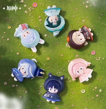 [Genshin Impact Official] Rainy Day Fun Series Plush Keychain Genshin