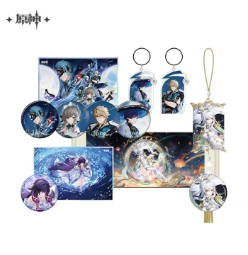 [Genshin Impact Official] 'If on a Winter's Night, a Traveler' Merchandise - Columbina, Zhi Bai, Wanderer