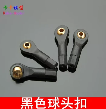 M2/M2.5/M3 Black Ball Head Buckle Ball Linkage Universal Ball Joint for Models Robots RC Toys