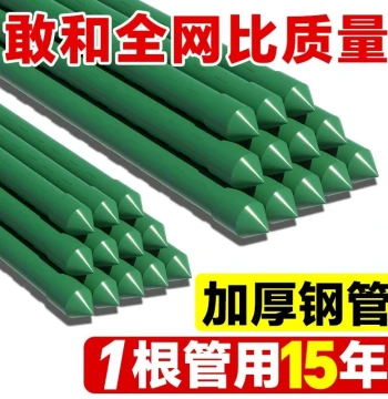 Climbing Plant Trellis for Grapes, Cucumbers, Beans, and Roses - Plastic-Coated Steel Support Poles for Gardening and Tomato Plants