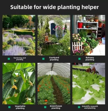 Soil Moisture Detector for Home Gardening, pH Acidity, Moisture, and Temperature Tester for Potted Soil Sensor Instrument