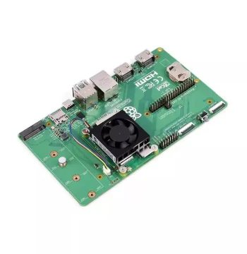 Waveshare Raspberry Pi CM5 Dedicated Fan 5V 3007 Low Noise Cooling Fan with Thermal Pad Adjustable Speed