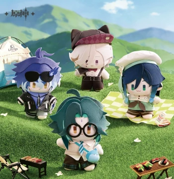 [Genshin Impact Official] Spring Blossom Series Dress-Up Plush Dolls: Furina, Xiao, Venti, Lyney Genshin