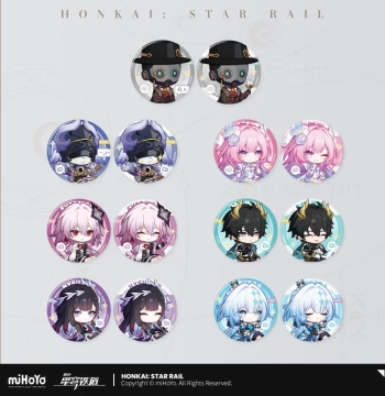 [miHoYo/Honkai: Star Rail] Jimi's Reception Room Series Tin Badge Set miHoYo
