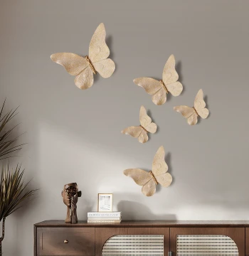 2026 New Arrival 3D Embossed Butterfly TV Background Wall Living Room Entryway Wall Decoration Bedroom Wall Decor Wall Sticker