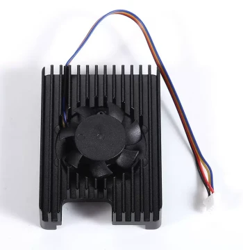 Raspberry Pi CM5 Dedicated Aluminum Alloy Heatsink with Fan All-in-One 4-Wire Interface PWM Adjustable Speed 5V 3007
