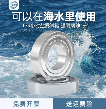 EVB Imported Stainless Steel Bearing Collection 304 Corrosion Resistant Waterproof 6201 6202 6203 204 205 206