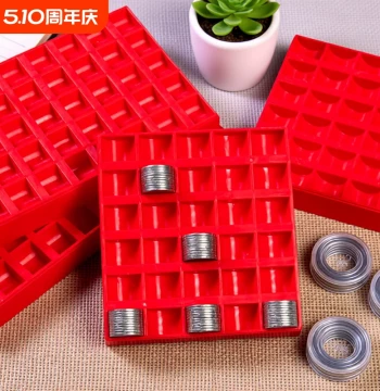 One-Yuan Coin Storage Box for Supermarkets, Banks, and Malls - Counting Container for Anime, Game Tokens, and Coins; 2020 Compatible New Model Coin Organizer